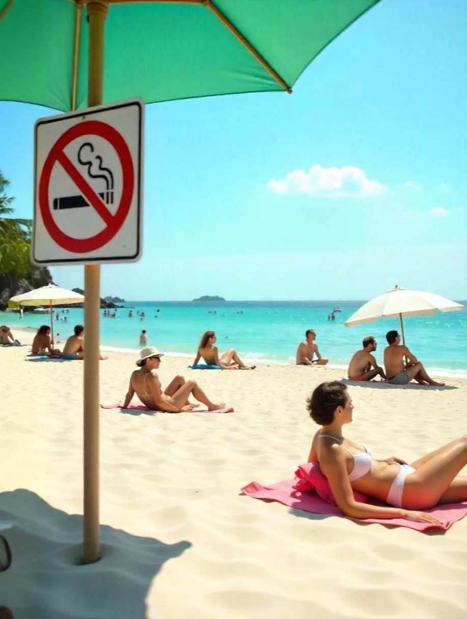 Prohibido fumar en la playa Prohibido fumar en la playa